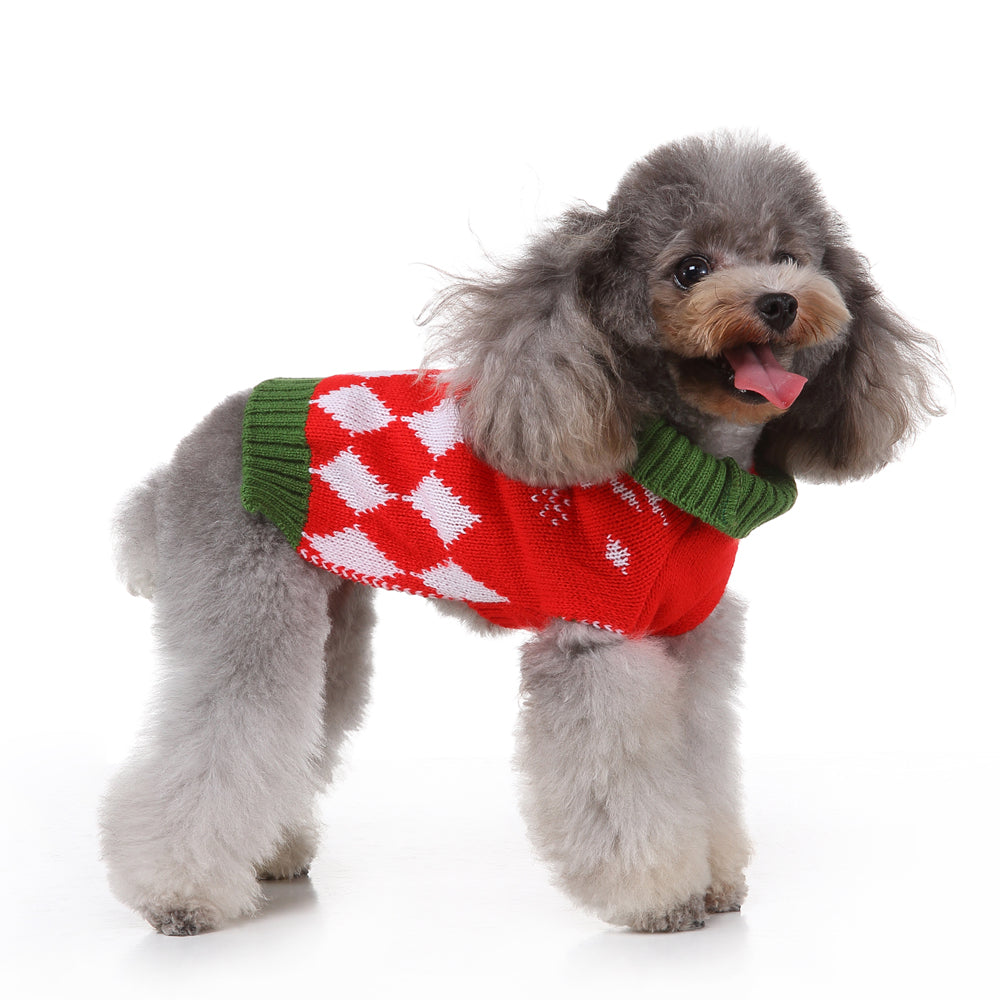The Festive Diamond Dog Sweater
