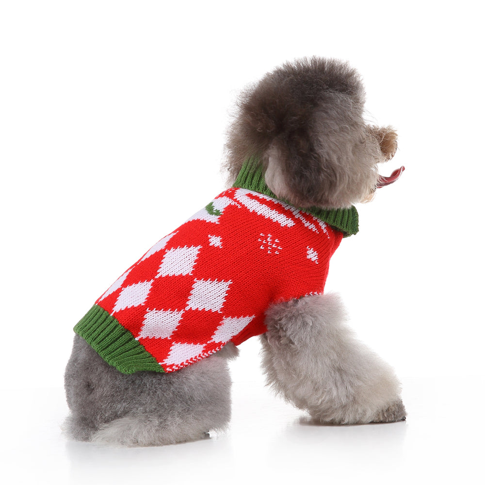 The Festive Diamond Dog Sweater