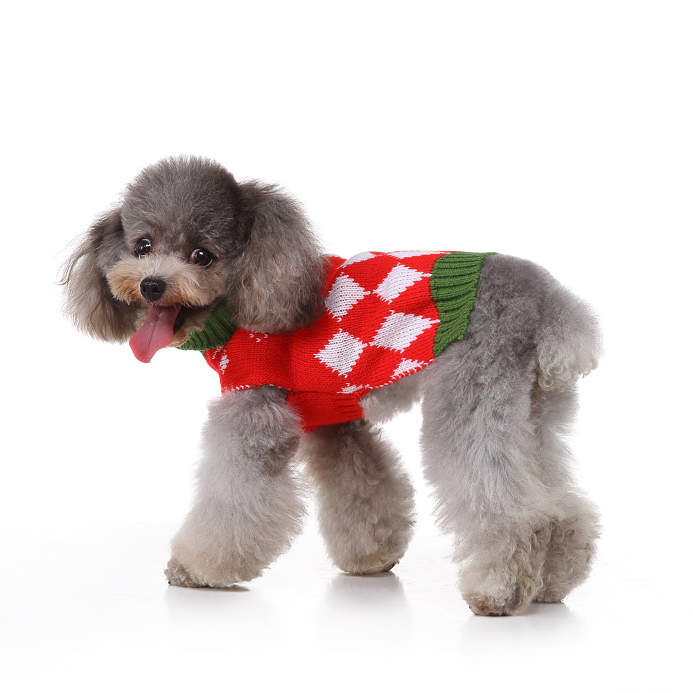 The Festive Diamond Dog Sweater