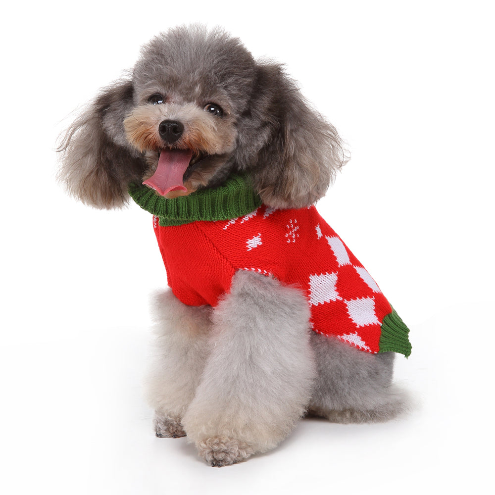 The Festive Diamond Dog Sweater