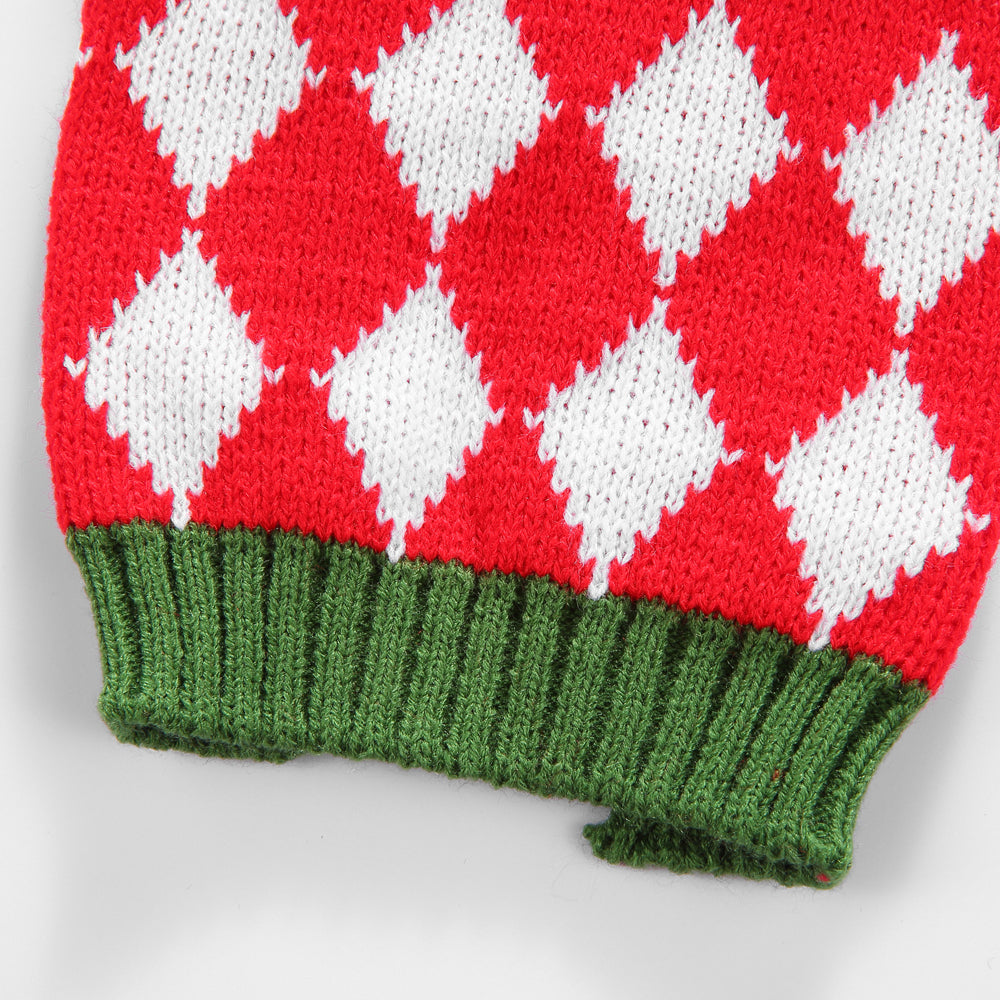 The Festive Diamond Dog Sweater