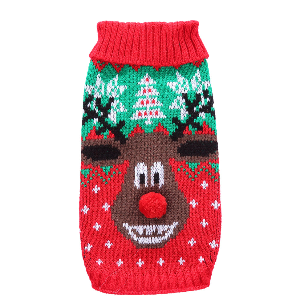 The Jolly Reindeer Pooch Sweater