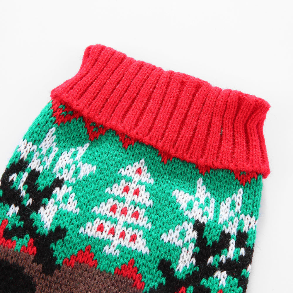 The Jolly Reindeer Pooch Sweater