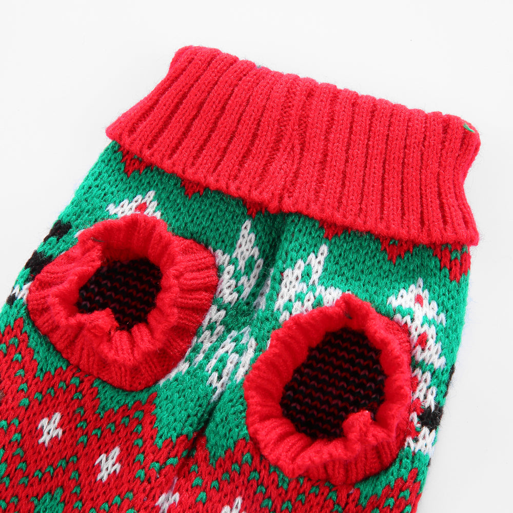 The Jolly Reindeer Pooch Sweater