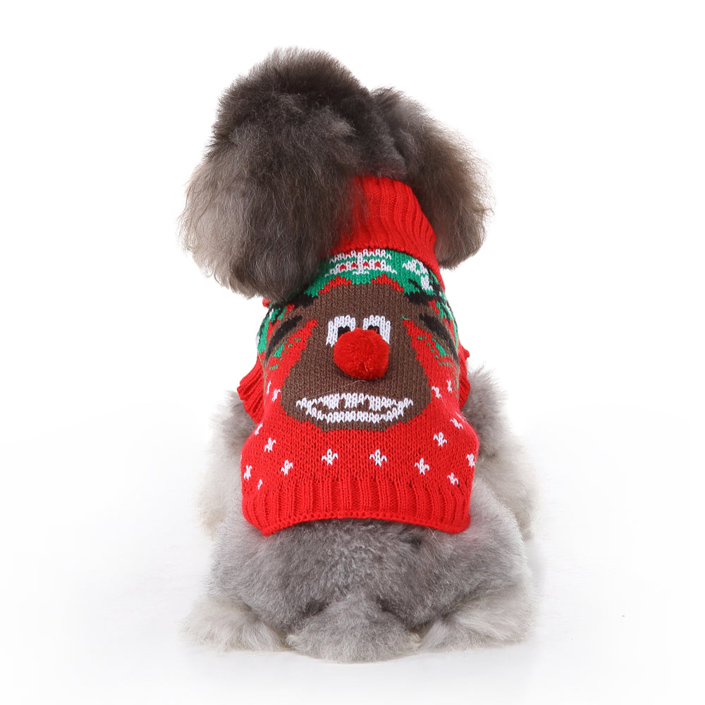The Jolly Reindeer Pooch Sweater