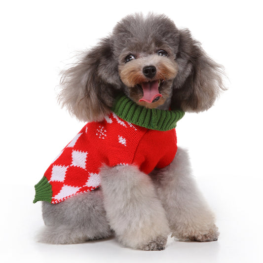 The Festive Diamond Dog Sweater