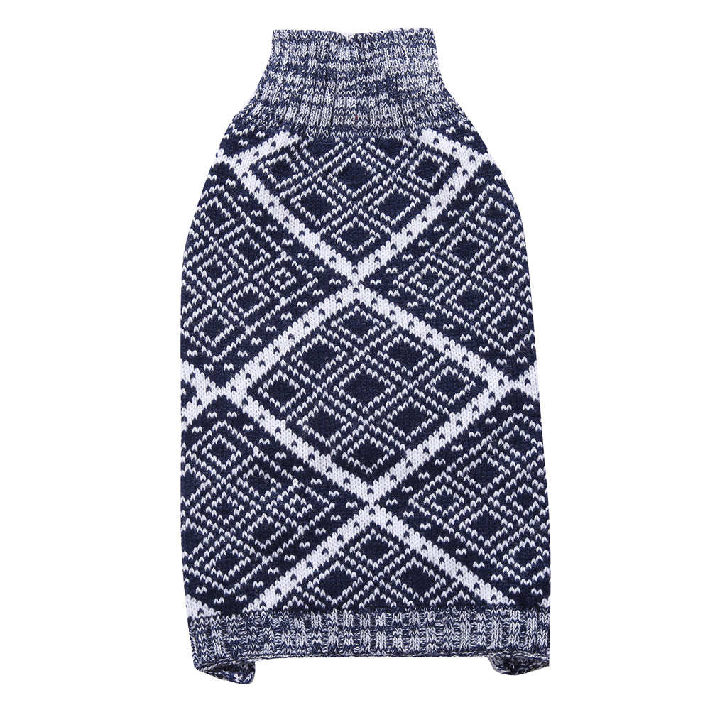 The Cozy Diamond Dog Sweater