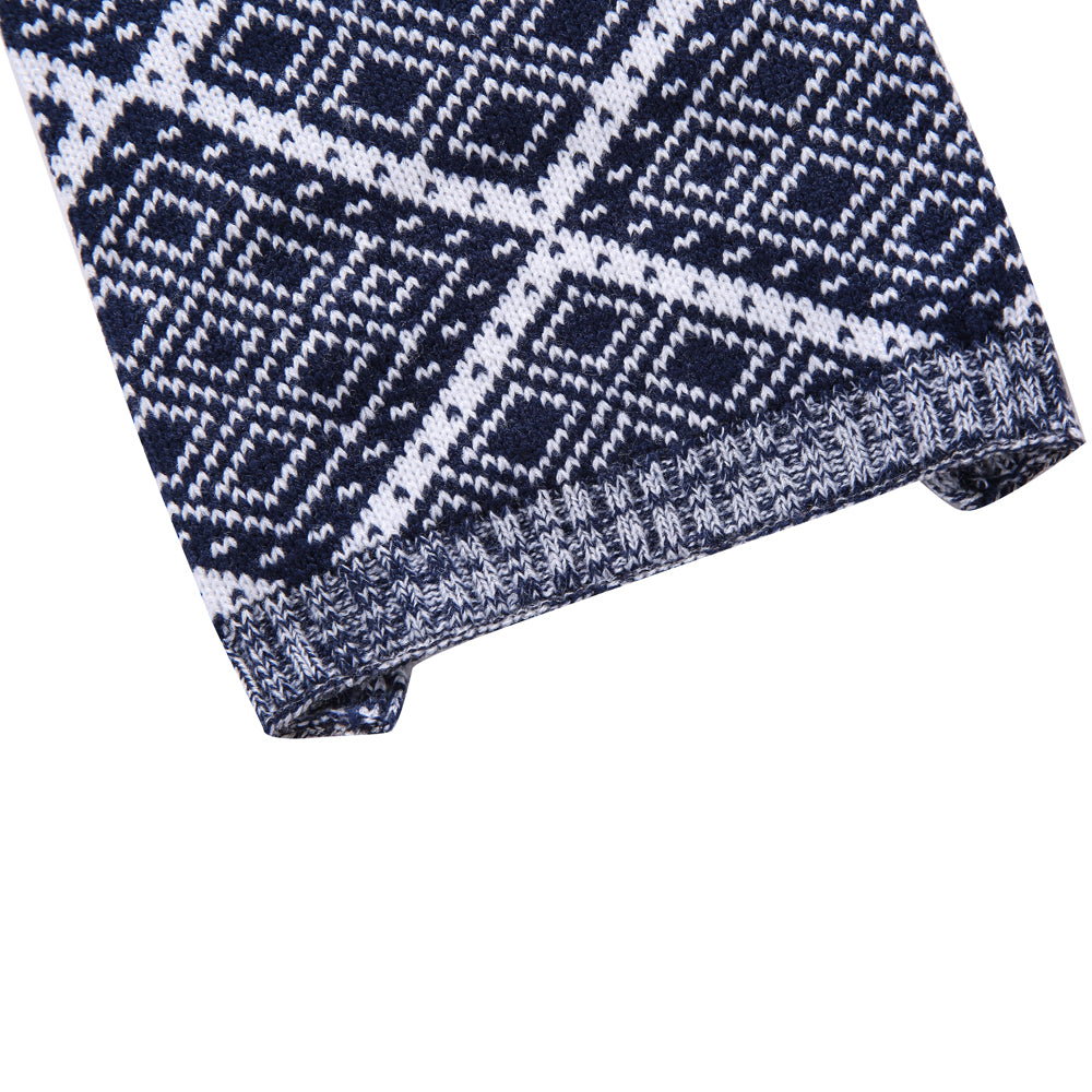 The Cozy Diamond Dog Sweater