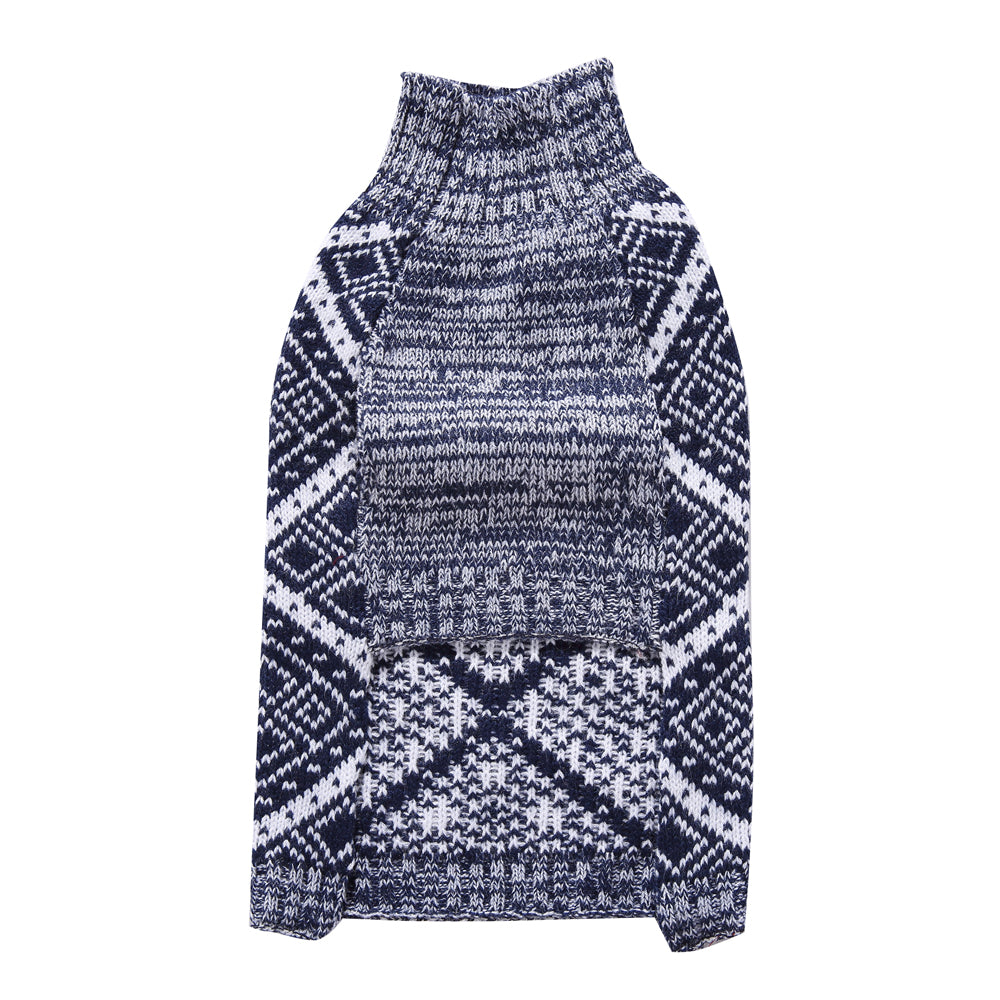 The Cozy Diamond Dog Sweater