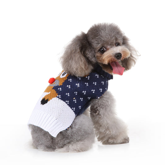 The Rudolph's Cozy Dog Sweater