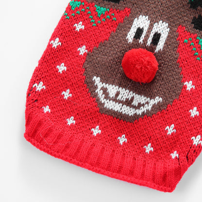 The Jolly Reindeer Pooch Sweater