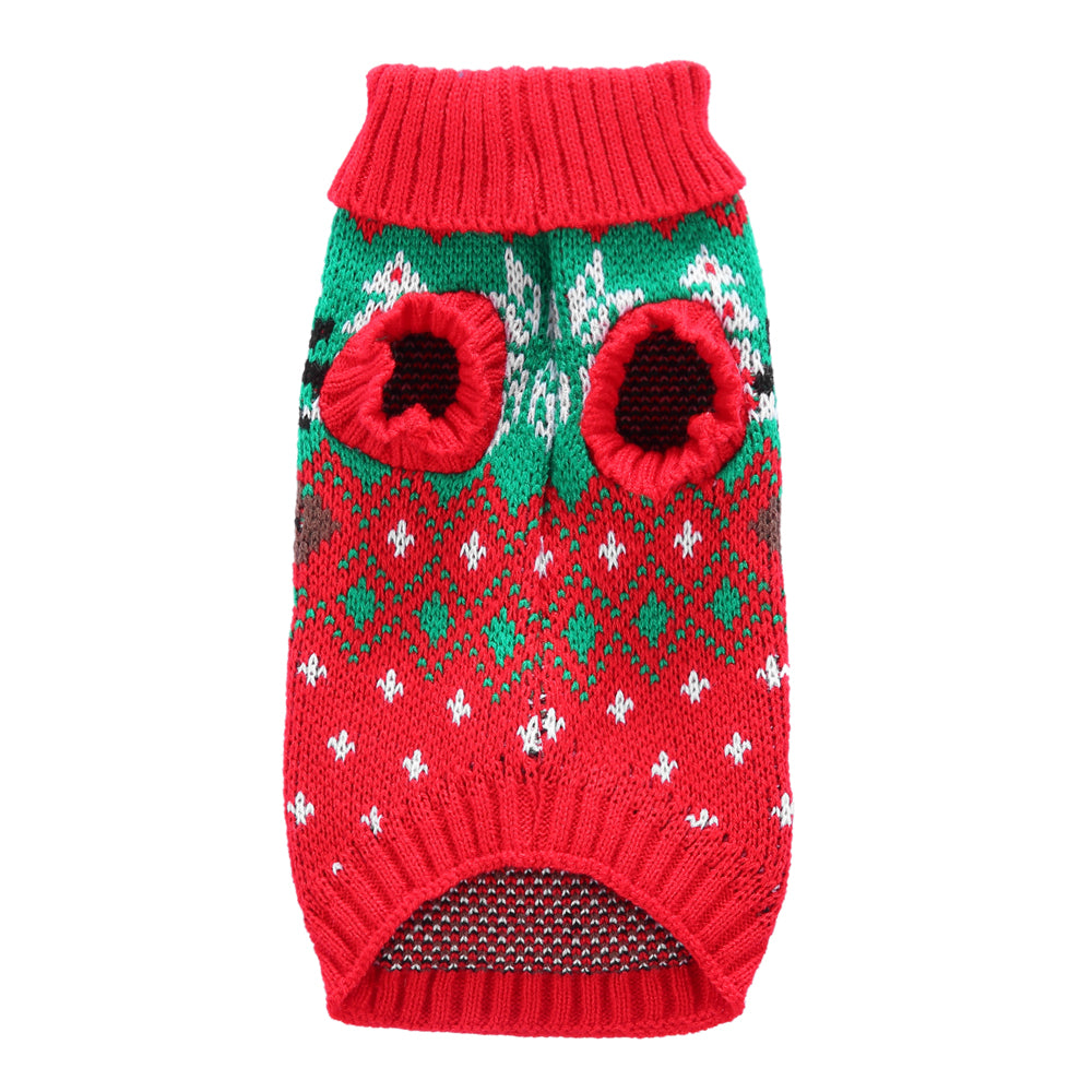 The Jolly Reindeer Pooch Sweater