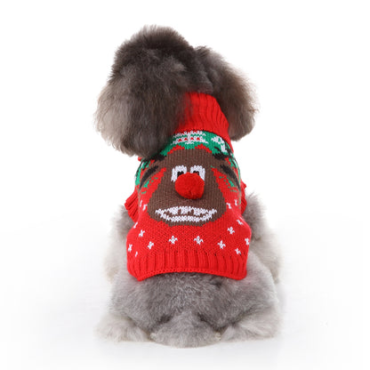 The Jolly Reindeer Pooch Sweater