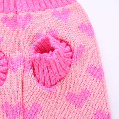 The Sweetheart Pink Dog Sweater