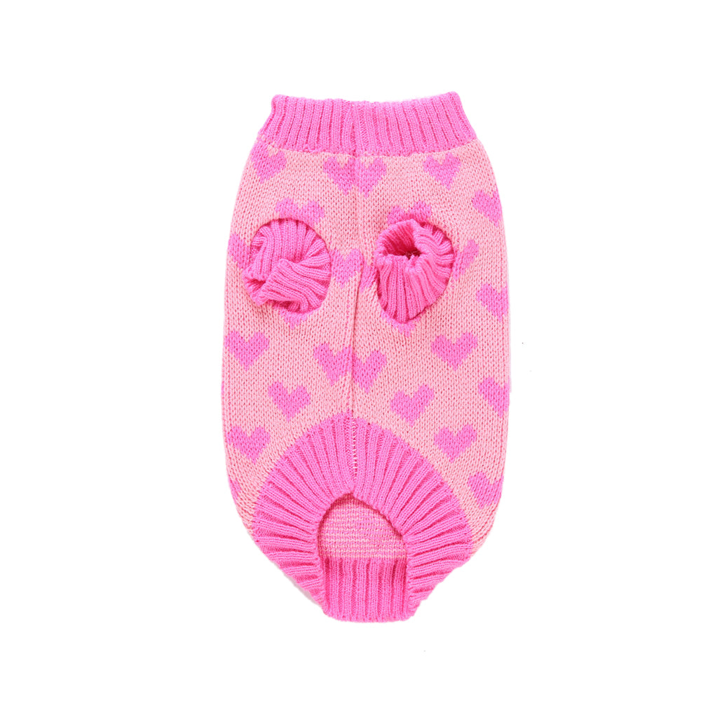 The Sweetheart Pink Dog Sweater