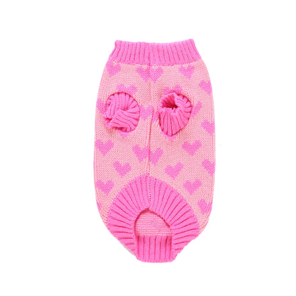 The Sweetheart Pink Dog Sweater
