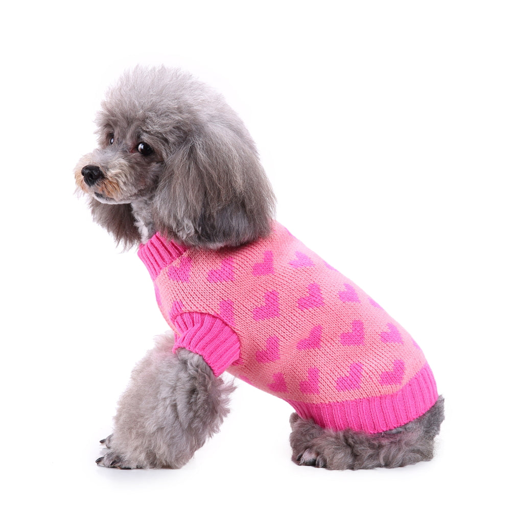 The Sweetheart Pink Dog Sweater