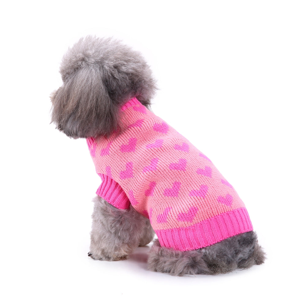 The Sweetheart Pink Dog Sweater