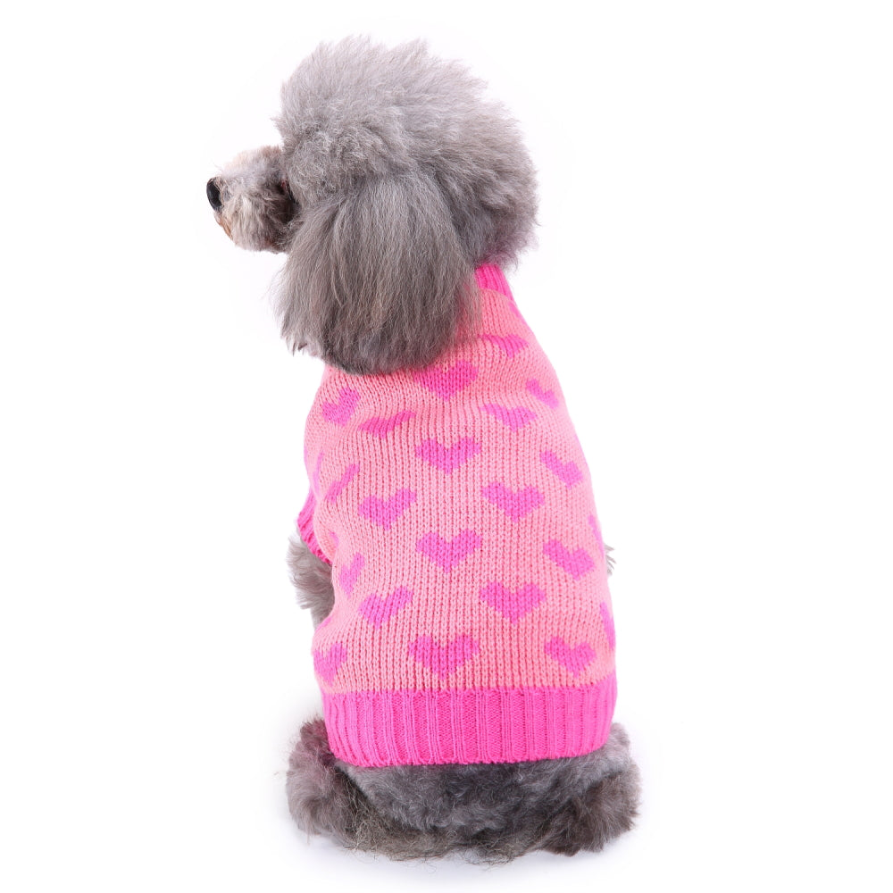 The Sweetheart Pink Dog Sweater