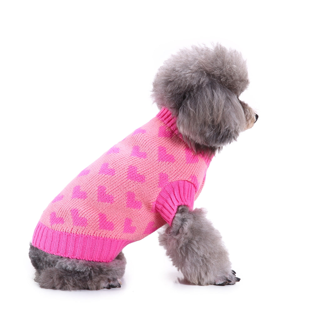 The Sweetheart Pink Dog Sweater