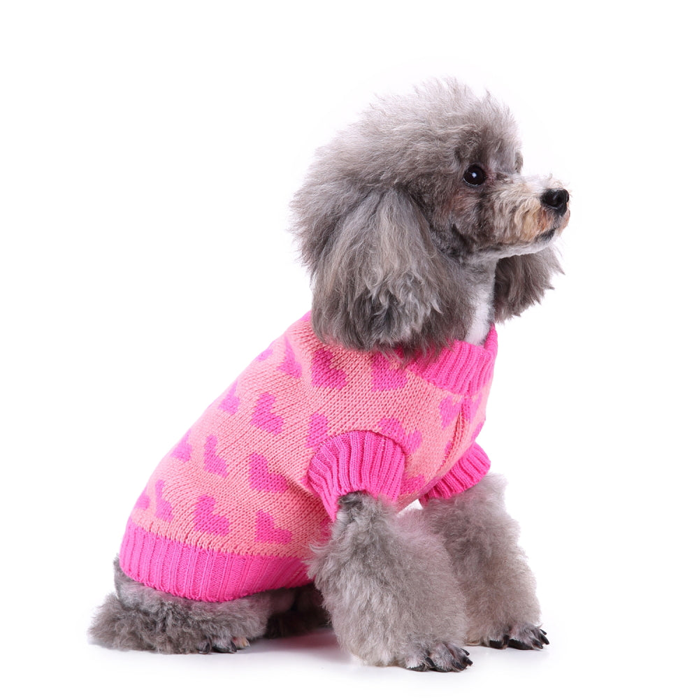 The Sweetheart Pink Dog Sweater