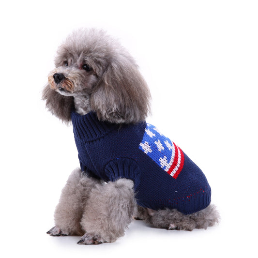 The Patriotic Stars Dog Sweater