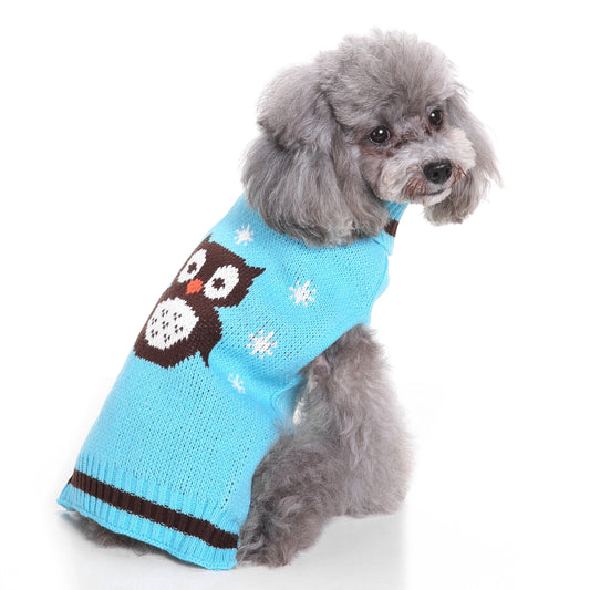 The Cozy Owl Dog Sweater