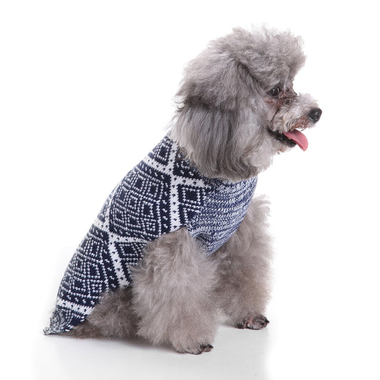 The Cozy Diamond Dog Sweater