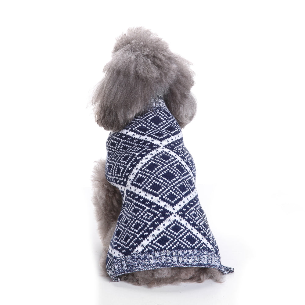 The Cozy Diamond Dog Sweater