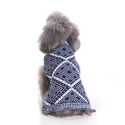 The Cozy Diamond Dog Sweater