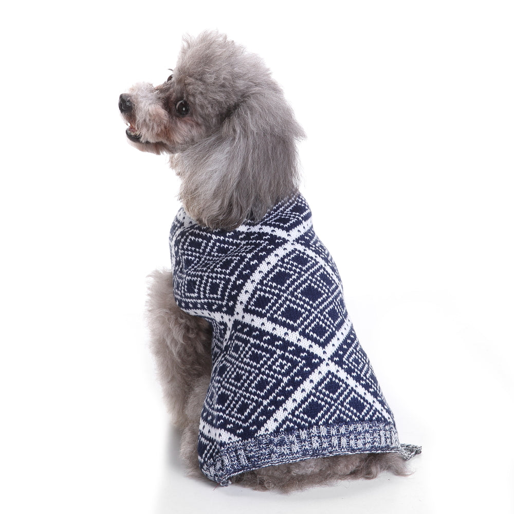 The Cozy Diamond Dog Sweater