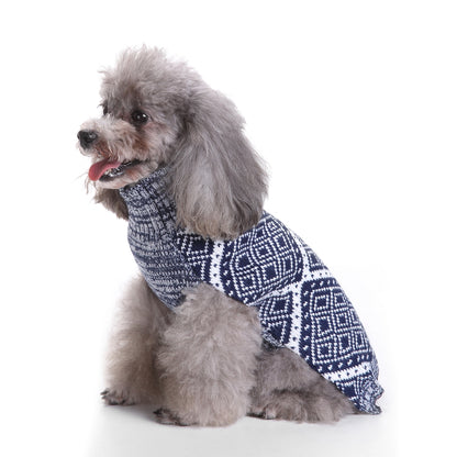 The Cozy Diamond Dog Sweater