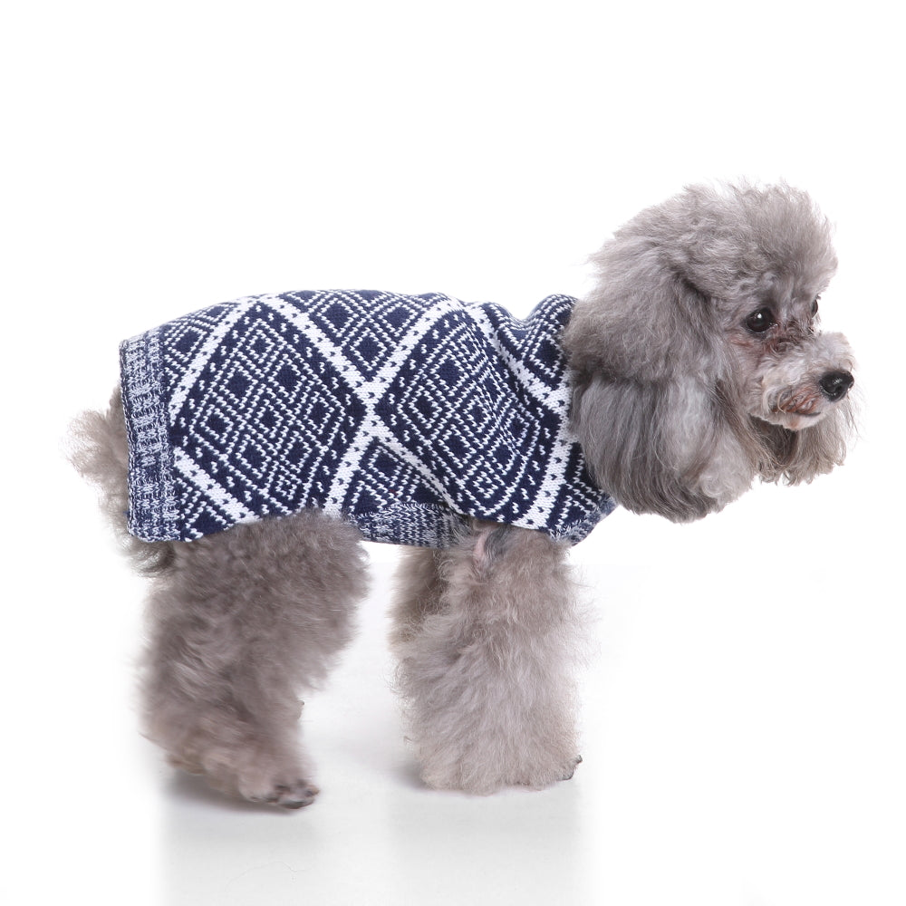 The Cozy Diamond Dog Sweater